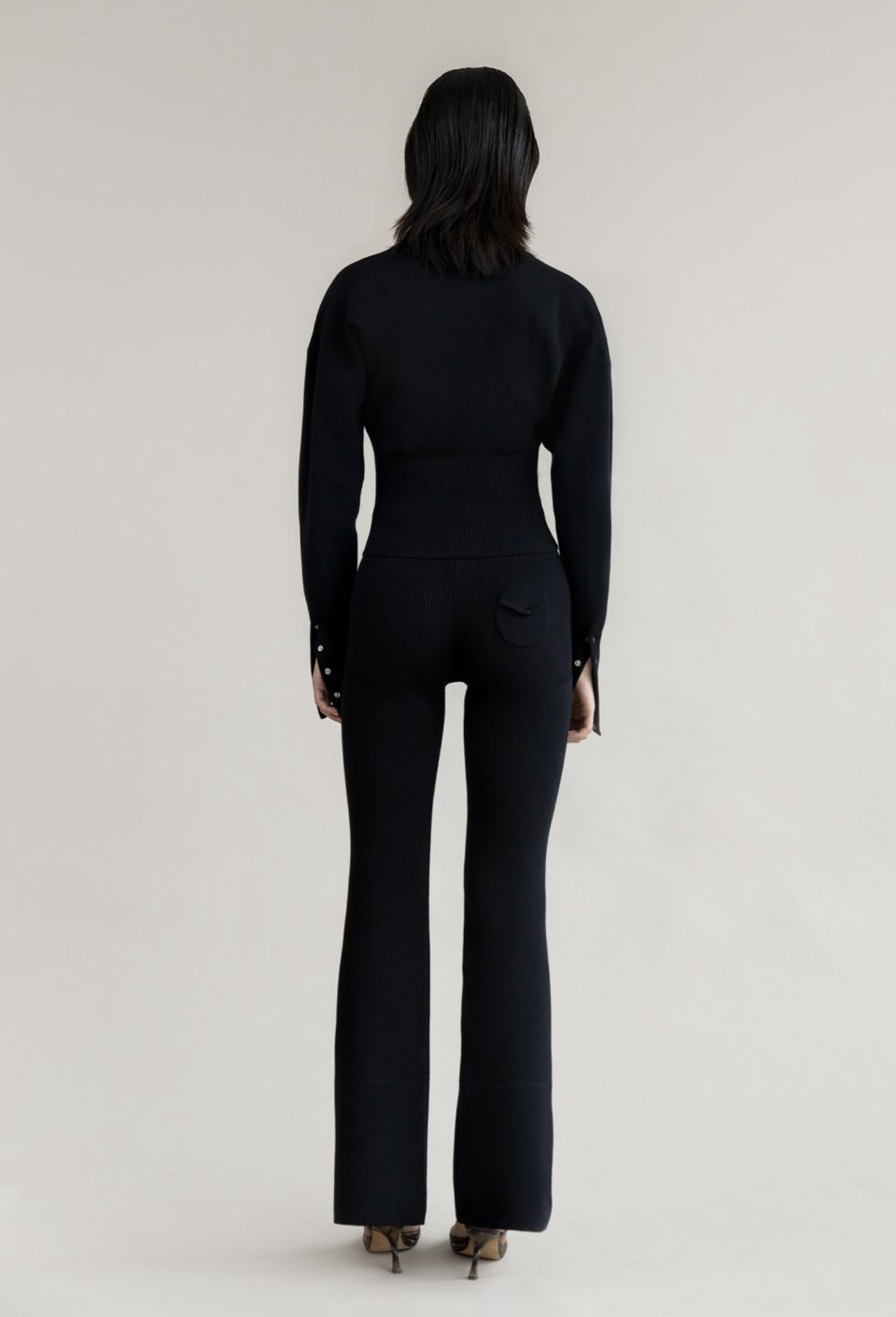 Women's Wool Blend Fitted Cardigan - Image 7