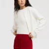 Wool-Blend Fitted Knit Two-Piece Set (Cardigan & Vest) - Thumbnail Image 15