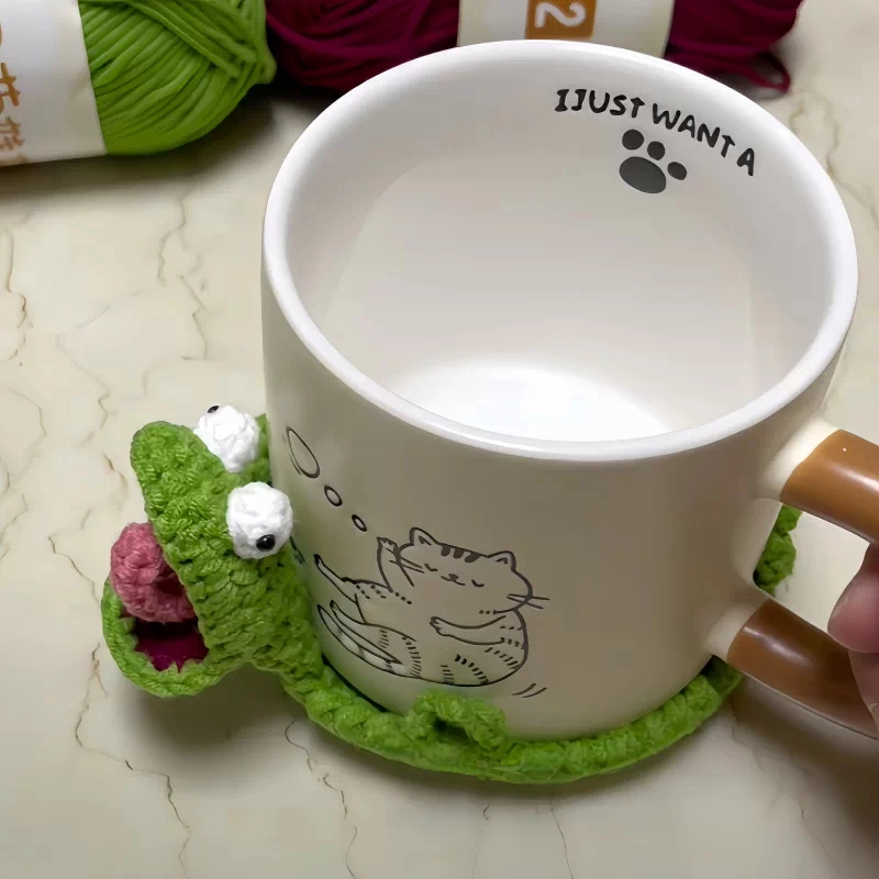 Handmade Quirky Animal Crochet Coaster - Image 4