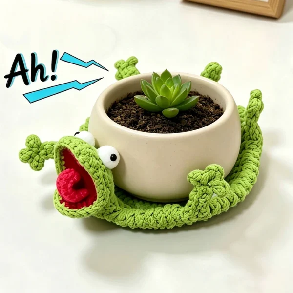 Handmade Quirky Animal Crochet Coaster