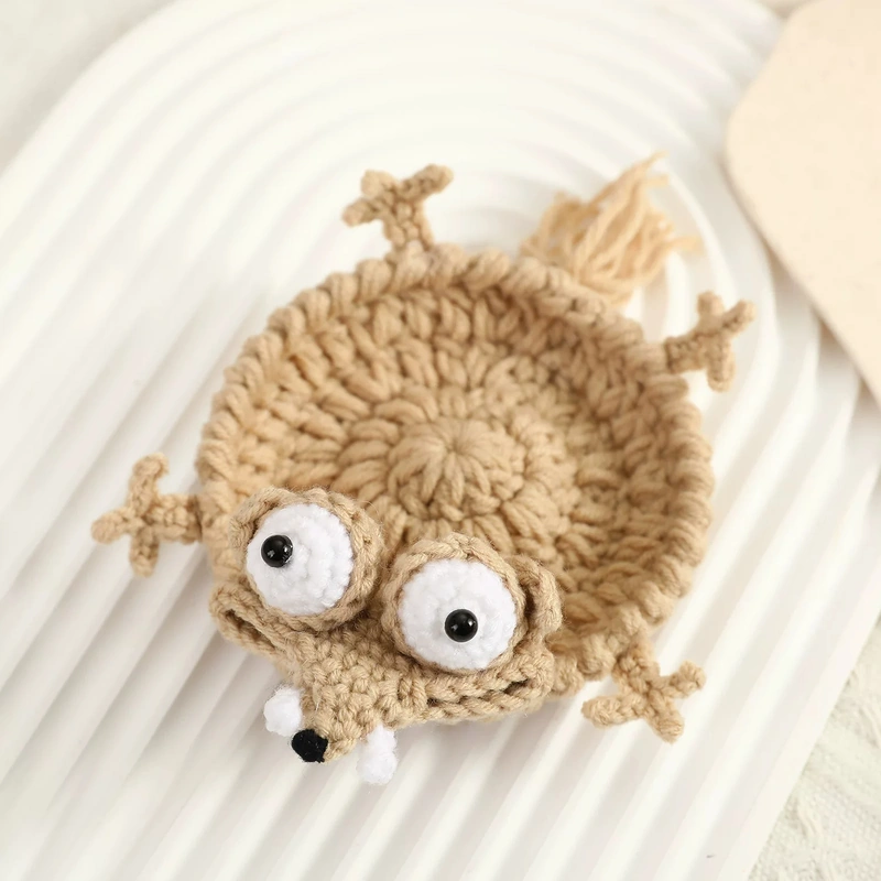 Handmade Quirky Animal Crochet Coaster - Image 8