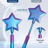 Retractable Iridescent Magic Wand Card Holder - Thumbnail Image 2